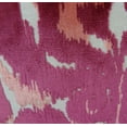 thumbnail image 3 of Plutus Velvet Bliss Coral Handmand Throw Pillow, (Double sided 24" x 24"), 3 of 3