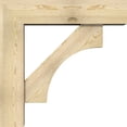 thumbnail image 3 of Ekena Millwork 8"W x 32"D x 32"H Westlake Block Rough Sawn Bracket w/ Offset Brace, Douglas Fir, 3 of 25