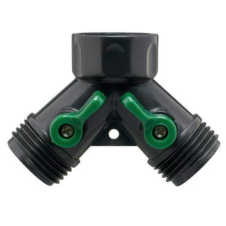 Orbit Faucet Plastic Hose Y with Shut-off Fittings & Couplers