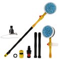 thumbnail image 3 of FUYGRCJ Auto Rotating Car Wash Brush Multifunctional Car Automatic Foam Cleaning Kit with 360° Spin Head Portable Chenille Car Scrub Brush High Pressure Cleaning Tool Long Handle for Home, 3 of 10