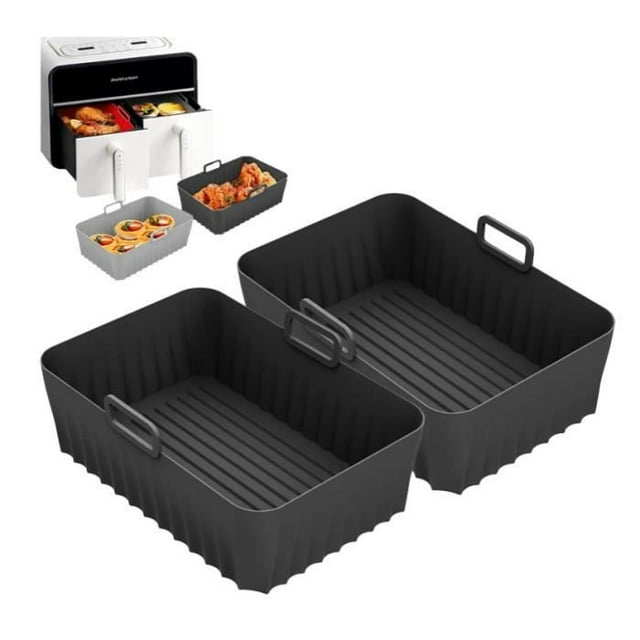 Air Fryer Accessories, 2 Pack Air Fryer Mold for, Air Fryer Accessories, Silicone Airfryer Pot Mold for Instant Pot