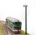 thumbnail image 3 of Advancent Modelo de luces de ferrocarril, accesorios de jardín, farolas para exteriores 1:87, lámpara de señal LED ligera, decoración de ferrocarril, Artesanía Verde (luz blanca) Advancent HA064493-03, 3 of 6