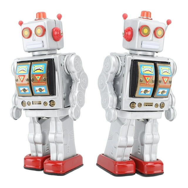 Modelo De Figuras De Juguete De Robot De Hojalata De Metal, Hojalata Eléctrica Extremadamento Detallada, Juguete De Hojalata Giratorio Nostálgico Y DiverTido Para Niños Y