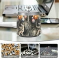 thumbnail image 6 of Yayeee Ashtray with Lid for Cigarette Smokeless Stainless Steel Home Ash Holder, Watercolor Space, 6 of 7