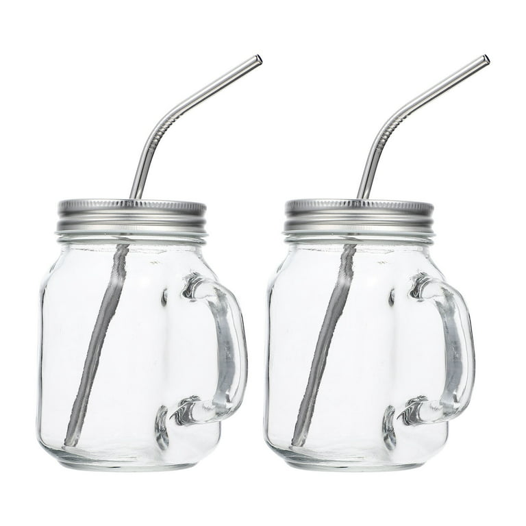 Smoothie Cup with Lid and Straw, Iced Coffee Cup Reusable, Matte Color  Mason Jar Cups, Mason Jars wi…See more Smoothie Cup with Lid and Straw,  Iced