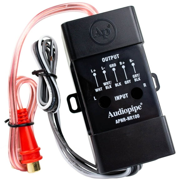 Audiopipe APNR-NR100 Hi/Low Impedance RCA Line Output Converter, 1lb