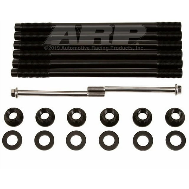 ARP Auto Racing Cylinder Head Stud 288-4701 For Use With Polaris RZR 1000 Engines; 12 Point Nuts; Black Oxide; Chrome Moly