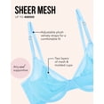 thumbnail image 4 of Smart & Sexy Women's Sheer Mesh Demi Underwire Bra, 4 of 5