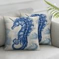thumbnail image 3 of nygtbtfer Throw Pillow Case Sea Ocean Decor S Coastal for Pillow Inserts, 2Pack Pillow White, 3 of 7