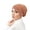 Brown, variant on Pleated Headband Scarf Comfortable Breathable Hair Wrap Hijab Cap For Women