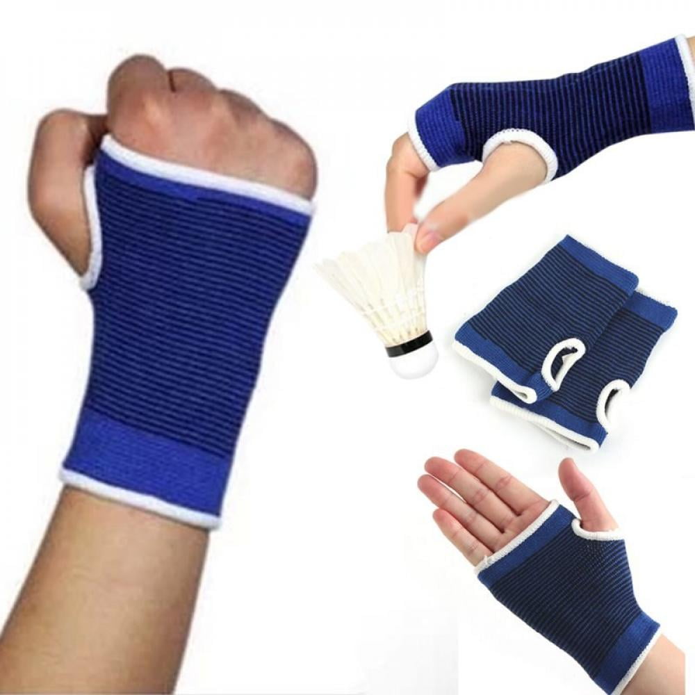 Clearance Elaydool 1 Pair Wrist Brace Elastic Wristband Wrist Palm Brace Carpal Ideal Support for Sports Gym Protector Sprained Wrists and Hands