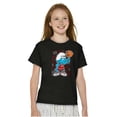 thumbnail image 4 of The Smurfs Athlete Basketball Player Crewneck T Shirts Boy Girl Teen Brisco Brands L, 4 of 5