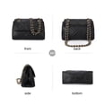 thumbnail image 3 of Bandolera Gladdon, bandolera acolchada, negra, para mujer, 3 of 6