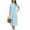 Mint Green, variant on Ekouaer Cotton Nightgowns for Women Long Night Gown Short Sleeve Sleepdress Victorian Sleepwear Nightdress with Pockets