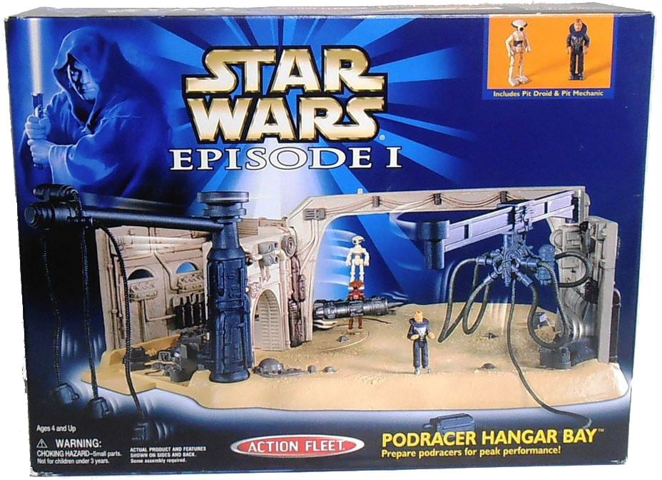Star Wars Micro Machines Episode I Podracer Hanger Bay Mini Figure Playset