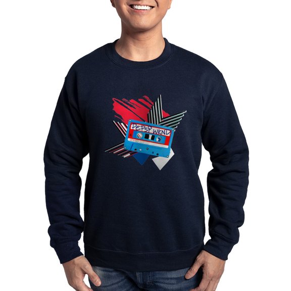 CafePress - Pepsi Flashback Cassette Sweatshirt (Dark) - Classic Crew Neck Sweatshirt