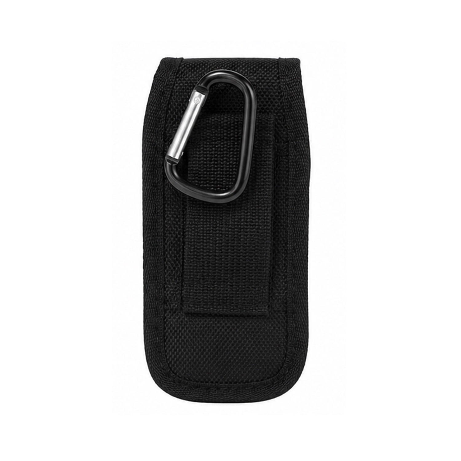 Vertical Rugged Pouch (5") In Black Velcro Closure with Cardboard - Black
