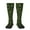 2 Black-2, variant on Green Branch Olive Thigh High Socks Extra Long Stretchy Sock Women Over Knee High Opaque Stocking Daily Wear