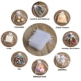 thumbnail image 3 of Bolsa de Organza para embalaje de joyas, bolsitas dibujables para dulces, bodas, fiestas, 50 unidades, 3 of 3