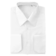 thumbnail image 2 of The Men's Shirts Italy Premium Long Sleeve French Convertible Cuff Solid Dress Shirt, 2 of 2