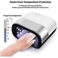 thumbnail image 2 of Gel UV Nail Lamp UV LED Nail Dryer Light for Gel Nails Polish Manicure Professional Salon Curing Lamp with 4 Timer Setting Sensor Professional Nail Art Tools 48W, 2 of 7