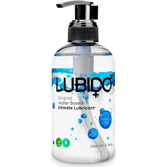 Lubido Original Water-Based Intimate Gel Lubricant, Paraben-Free, Long-Lasting Personal Lube, 250ml