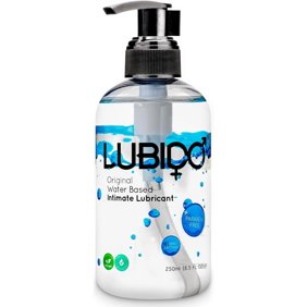 جل تشحيم حميمي أصلي قائم على الماء من لوبيدو، خالٍ من البارابين، يدوم طويلاً، 250 مل