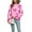 Pink, variant on Women's Oversized Pink Heart Sweater Cozy Knit Pullover for Casual Wear, Valentine's Day Gift for Her