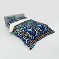 thumbnail image 3 of Ambesonne Oriental Bedding Set 3 Pcs, Hippie Tribals, Twin, Blue Mustard, 3 of 3