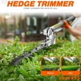thumbnail image 6 of EAYSG 6 in 1 52cc Brush Weed Cutter Petrol Hedge Trimmer Grass Pruner Chainsaw Trimmer with Four Mowing Heads for Gardening Care, 6 of 7