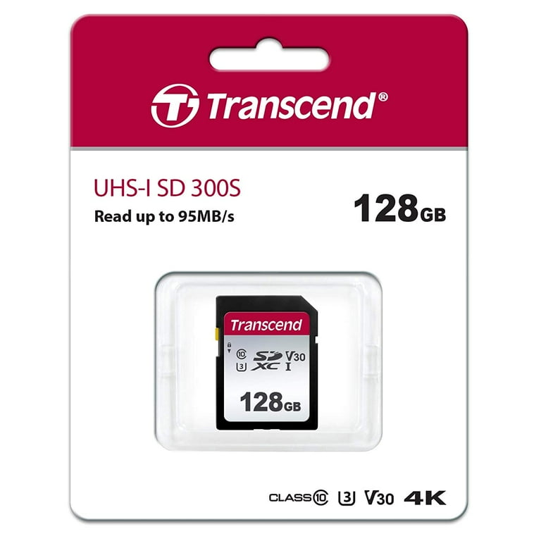 Transcend 128GB SDXC/SDHC 300S Memory Card TS128GSDC300S