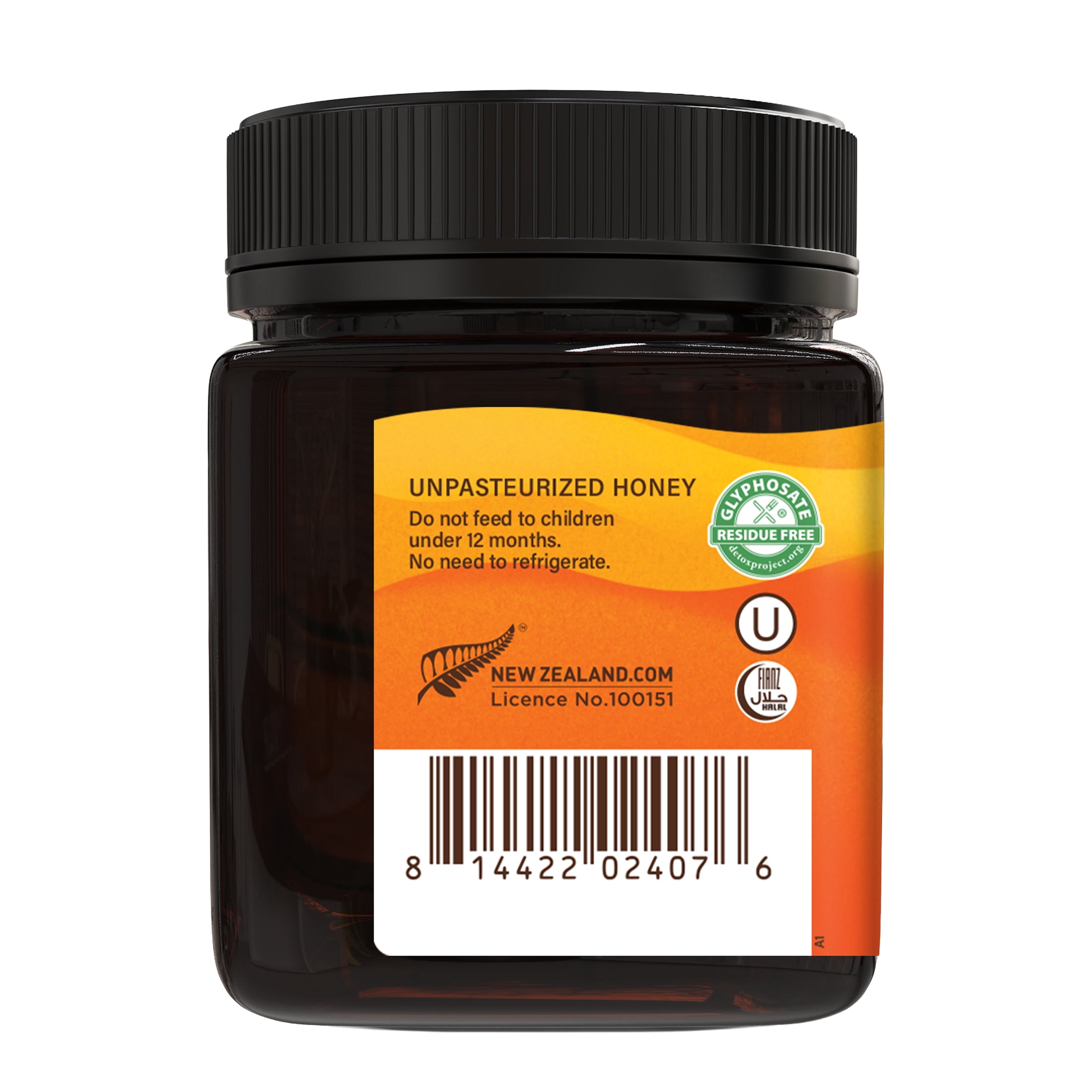 Wedderspoon Raw Unpasteurized New Zealand Manuka Honey 850+ MGO, 8.8 oz