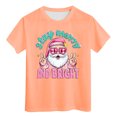 thumbnail image 5 of Ulanda Toddler Christmas Shirts Girls Boys Christmas Tree Cake T Shirt Kids Xmas Tee Short Sleeve Tops (Light Yellow, 7-8 Years), 5 of 5