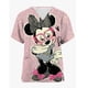 thumbnail image 2 of Uniformes médicos de enfermera con estampado de Mickey Mouse de Disney, cuello en V, manga corta, bolsillo, ropa de trabajo, uniformes médicos, accesorios, 2 of 4