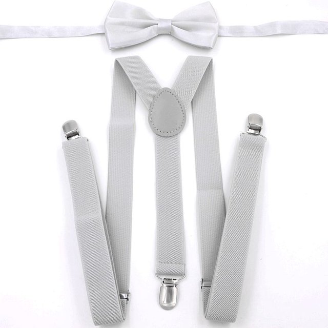 Tirantes hipster de moda para hombres adultos, tirantes con lazo para hoteles y padrinos de boda