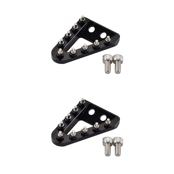 Kenally Pedal de freno trasero para motocicleta, punta de placa de paso, descanso dentado, reemplazo negro Type2 NO2 Kenally CBP257095