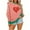 Green, variant on Valentine Sweatshirts for Women Long Sleeve Heart Sweater Pullover Casual Striped Crewneck Valentines Day Shirts, 2XL Red