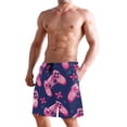 thumbnail image 2 of Dailycode Men's Quick Dry Swim Trunks Beach Shorts Casual Summer Board Shorts with Pockets, Gaming Joysticks and Button, 2 of 8