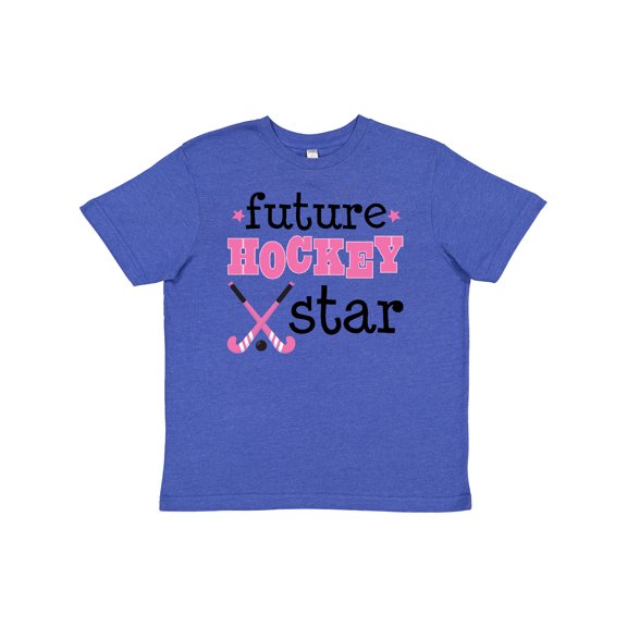 Inktastic Future Field Hockey Star Youth T-Shirt