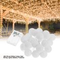 thumbnail image 1 of Bola De Algodón Blanco Cadena De Luces Fiesta Cadena De Luces Decoración Cadena De Luces, Luces De Bolas De Algodón, Para Año Nuevo Día De San Valentín Boda Hogar Cergrey String Lights, 1 of 8