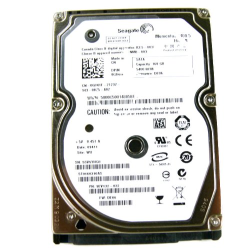 Seagate Momentus 160 GB SATA 2.5 Inch 5400 RPM Version 4 Laptop