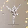 thumbnail image 4 of Transparent Acrylic Snowflake Deer Sequins Christmas Tree Pendant Xmas Hanging Ornaments Home Decor Children DIY New Year Gifts, 4 of 5