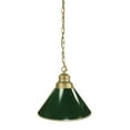 thumbnail image 3 of White Pendant Light with Brass Fixture, 3 of 11
