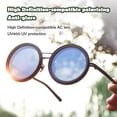 thumbnail image 4 of 1-9 Gears Adjustable Tint Sunglasses for Men UV400 Polarized Fishing Sunglasses, UV Protection Glasses Round Shady Rays for Outdoor Travel, 4 of 5