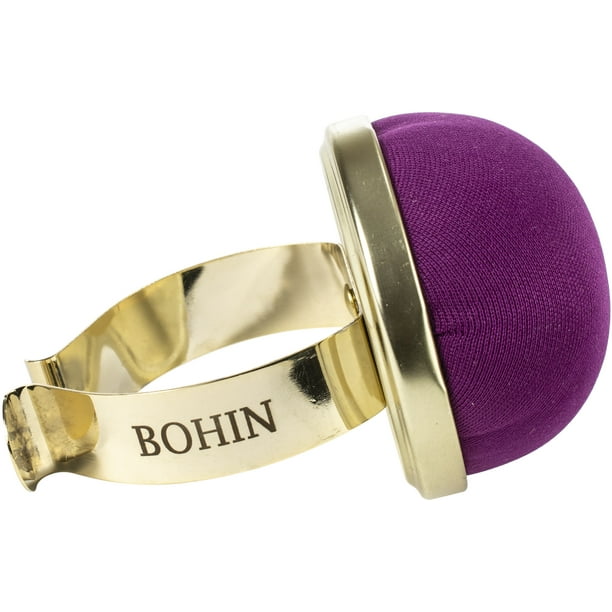BOHIN Bohin Pin Cushion With Gilt BraceletPurple