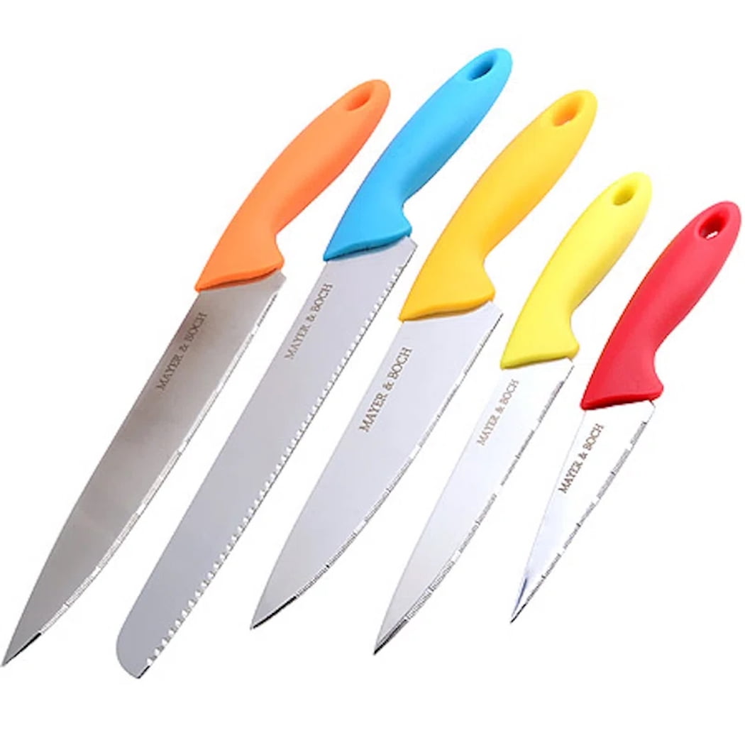 Mayer & Boch 5 Piece Multi Color Knife Block Set