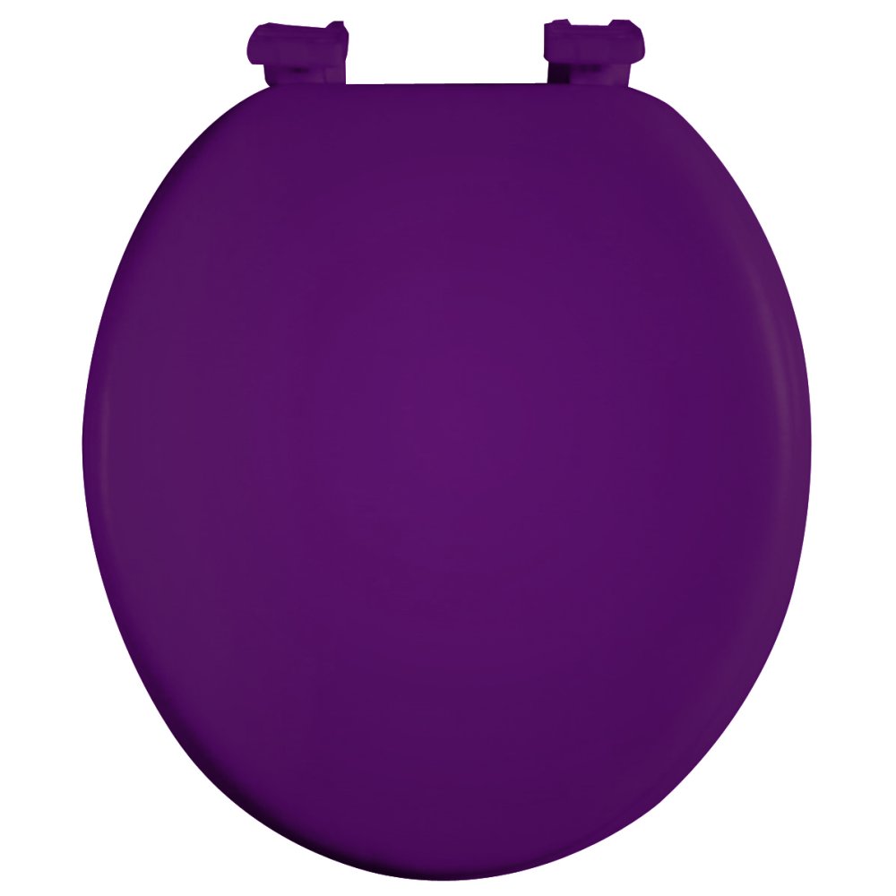 Dream Bath Soft Cushioned Round Front Toilet Seat with nonslip seat