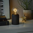 thumbnail image 6 of Mainstays 8" Smiley Face Filament Open LED Bulb Accent Lamp, Black, 6 of 6