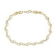 thumbnail image 1 of Hermosa Pulsera Ajustable Rombos Swarovski Oro 14k Lam Dama dorado Unitalla, 1 of 8