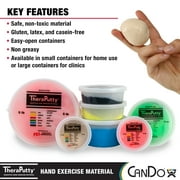 CanDo TheraPutty Standard Hand Exercise Putty For Rehabilitation, Exercises, Hand Therapy, Occupational Therapy, Hand Strengthening, Improve Motor Skills, Stress Relief